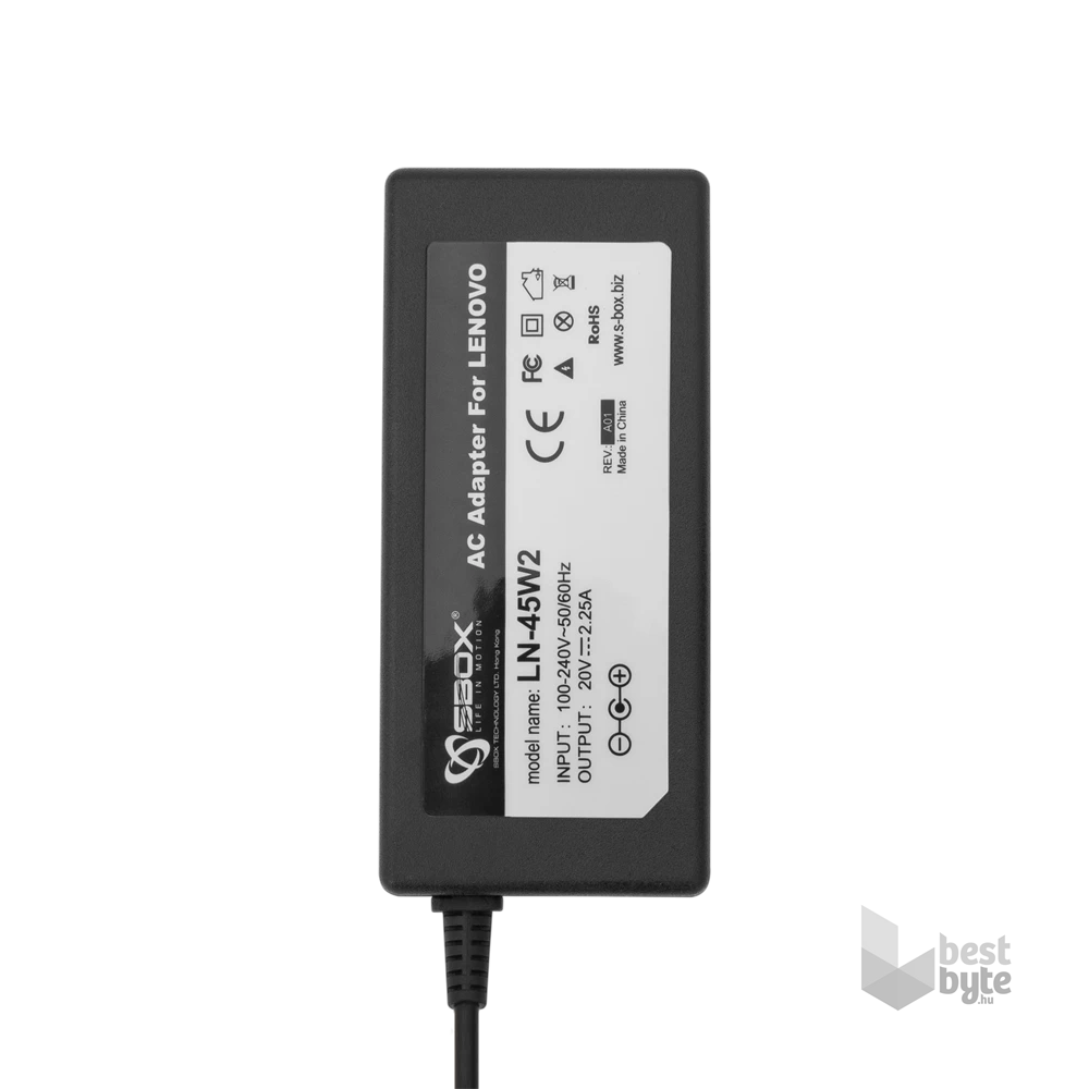 Sbox LN-45W2 Lenovo laptopokhoz töltő adapter