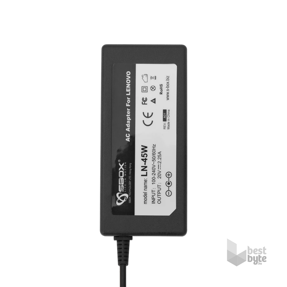Sbox LN-45W Lenovo laptopokhoz töltő adapter