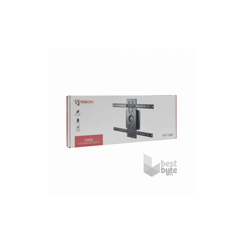 Sbox PLB-1246F 37"-80" 360° elfogatható TV fali konzol