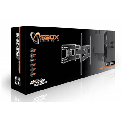 Sbox PLB-3646 37"-70" VESA 600x400 dönthető, dupla karos fali konzol