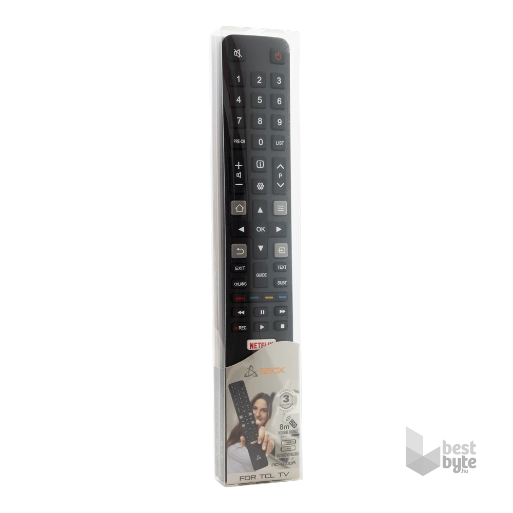 Sbox RC-01406 TCL TV távirányító