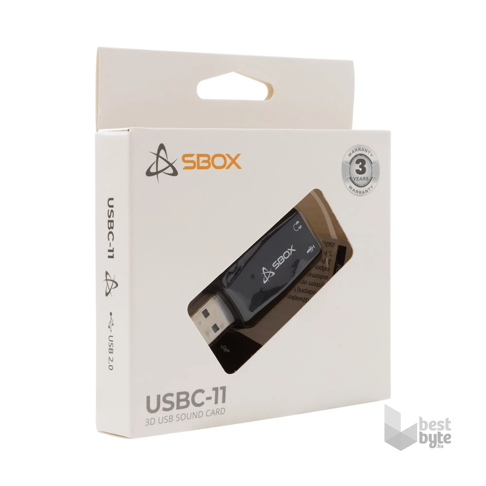 Sbox USBC-11 külső hangkártya