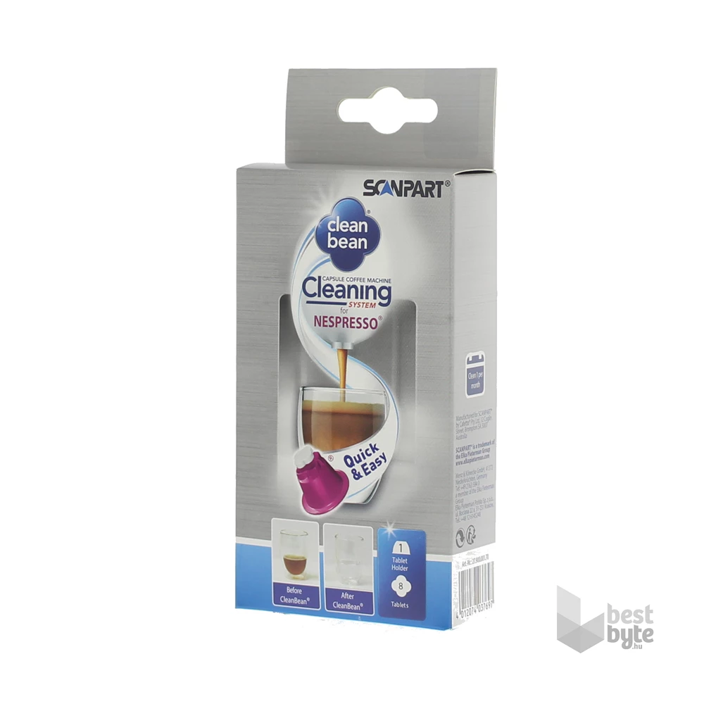 Scanpart 2790000170 Clean Bean 8db/csomag Nespresso kompatibilis tisztító tabletta