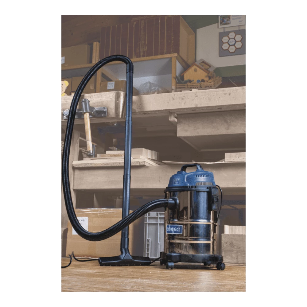 Scheppach ASP 15ES 230V 15 l ipari elektromos porszívó