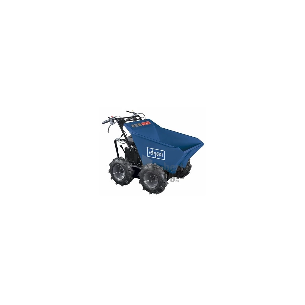 Scheppach DP 3000 - kerekes 4 x 4 meghajtású mechanikus billenéssel és 300 kg-os terheléssel minidömper