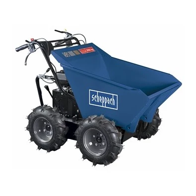 Scheppach DP 3000 - kerekes 4 x 4 meghajtású mechanikus billenéssel és 300 kg-os terheléssel minidömper
