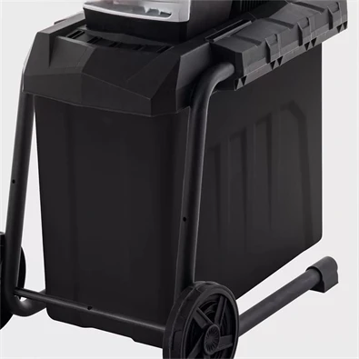 Scheppach GS 70 - 2800 W elektromos hengeres ágaprító gyűjtőedénnyel