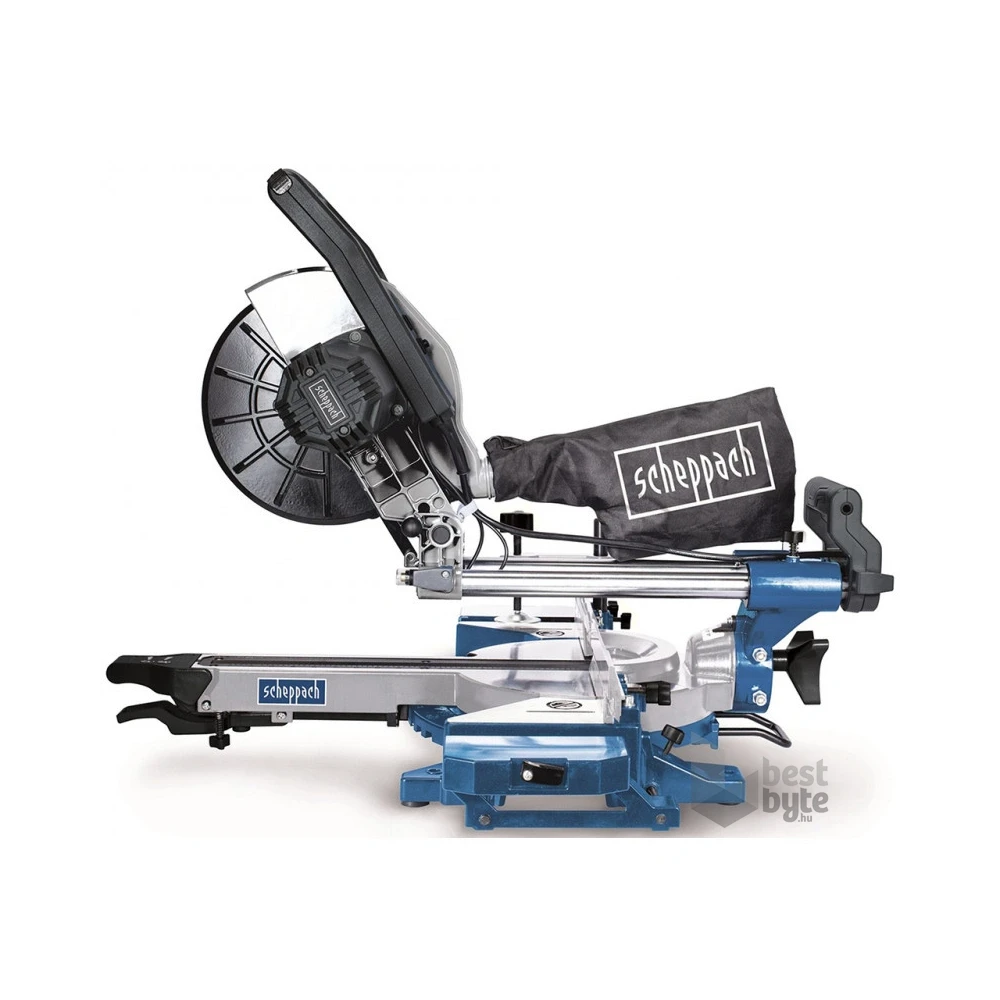 Scheppach HM 90 MP - kétsebességes multifunkciós, fűrész húzófunkcióval, lézerrel gérvágó