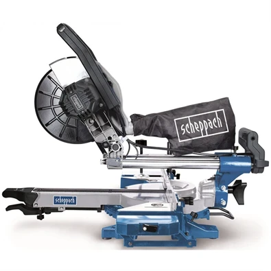 Scheppach HM 90 MP - kétsebességes multifunkciós, fűrész húzófunkcióval, lézerrel gérvágó