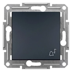 Schneider EPH0800171 ASFORA csengőjel/rugós bekötésű/antracit egypólusú nyomó