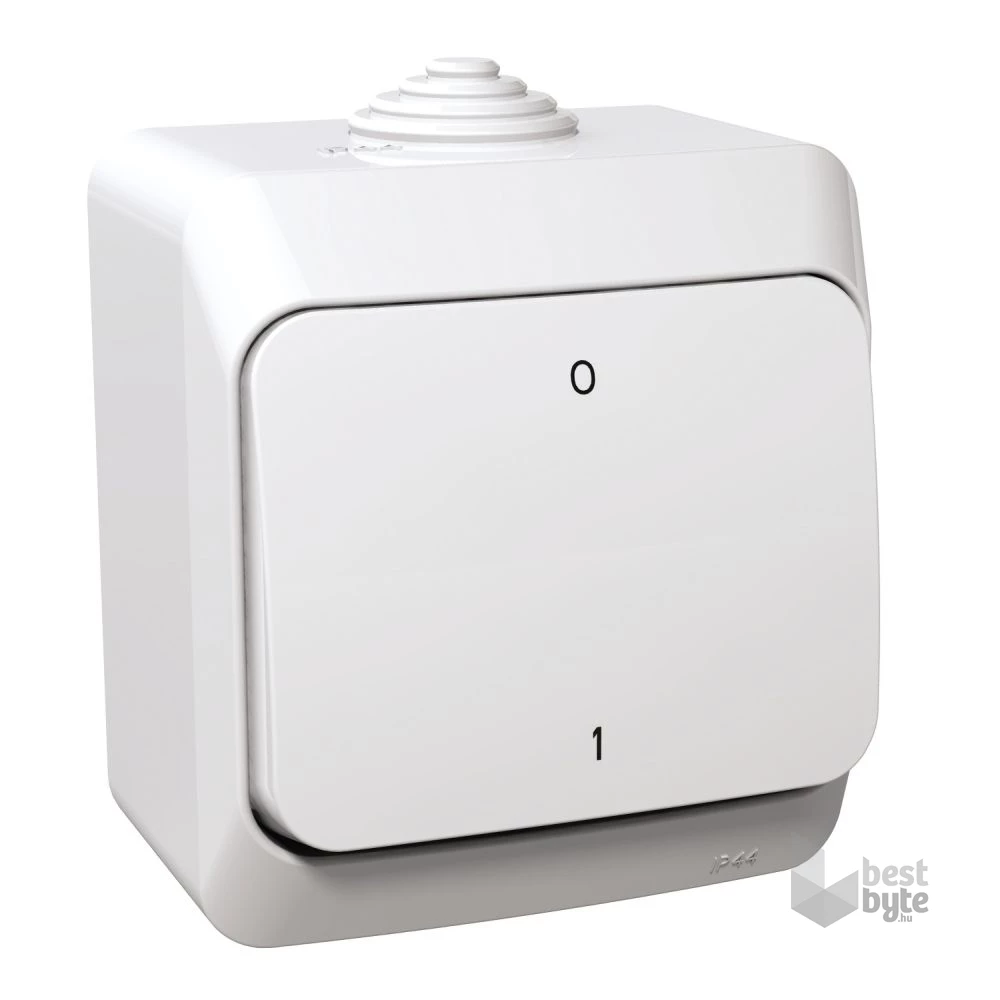 Schneider WDE000520 CEDAR PLUS IP44/fehér kétpólusú kapcsoló