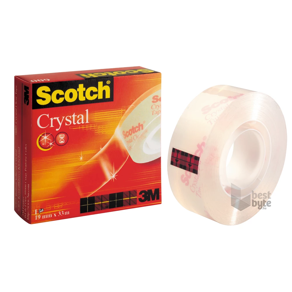 Scotch Crystal Clear 19mmx33m ragasztószalag