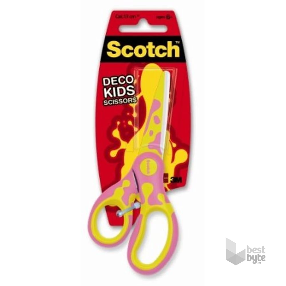 Scotch Kids 1641 13cm-es hegyes színes gyermekolló