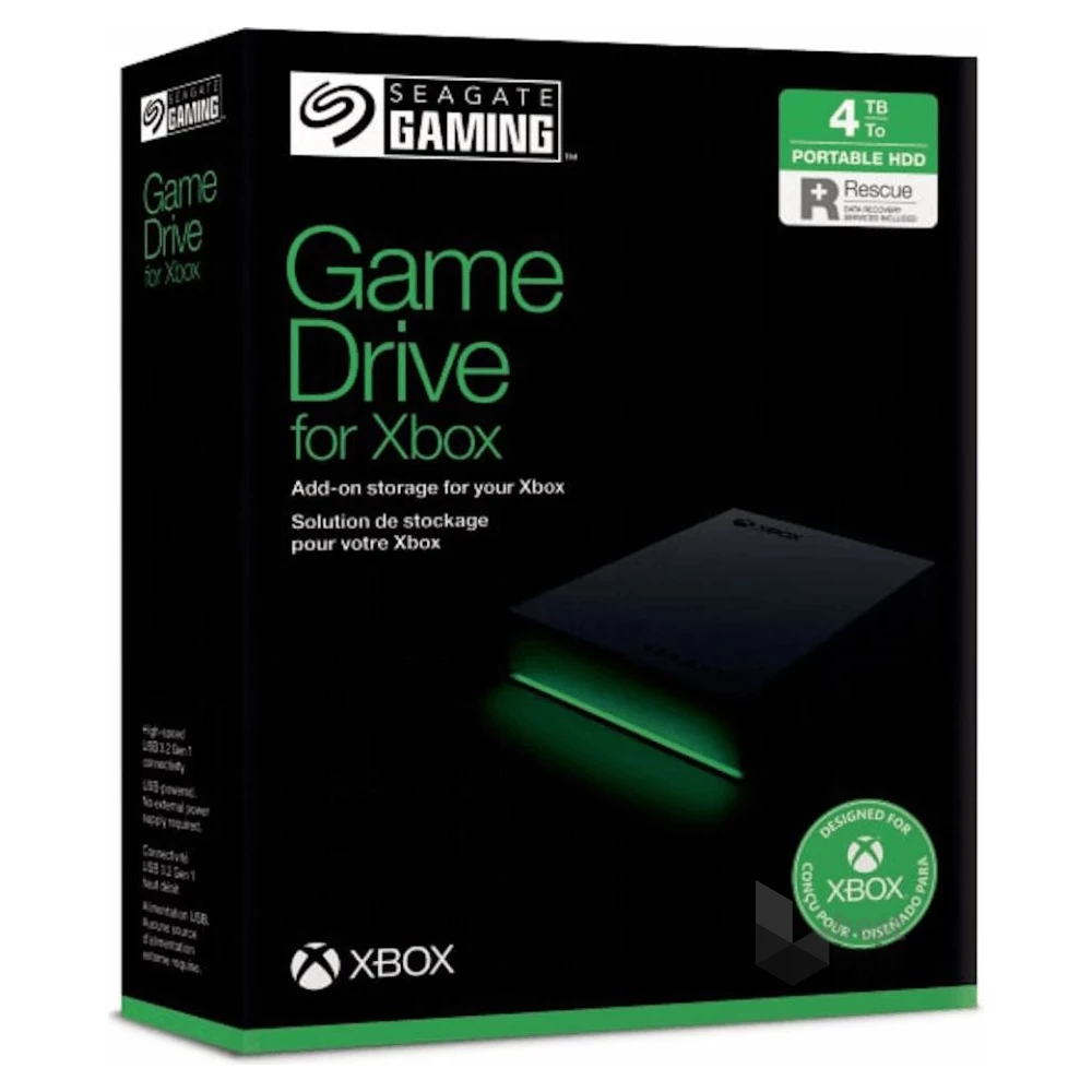 Seagate 4TB HDD USB 3.2 Xbox külső merevlemez