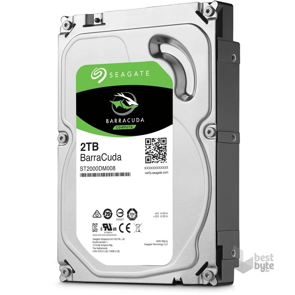 Seagate Barracuda 3,5" 2000GB belső SATAIII 7200RPM 256MB winchester