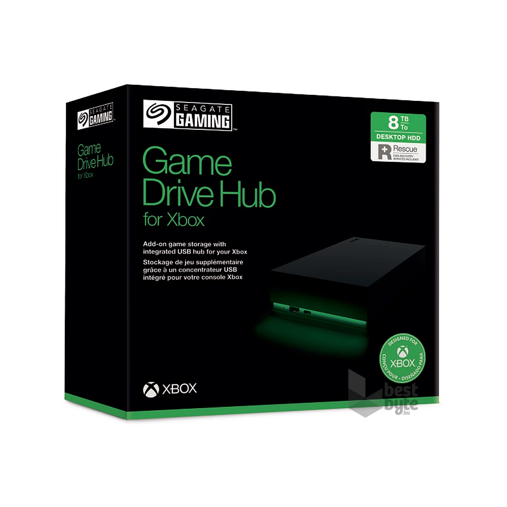 Seagate Game Drive Hub 8TB USB-C/USB-A Xbox külső merevlemez