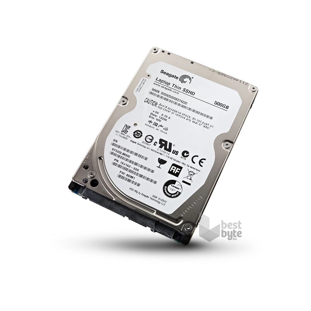 Seagate Laptop  2,5" 500GB belső SATA III 5400rpm 64MB (ST500LM000) notebook SSHD Hybrid winchester