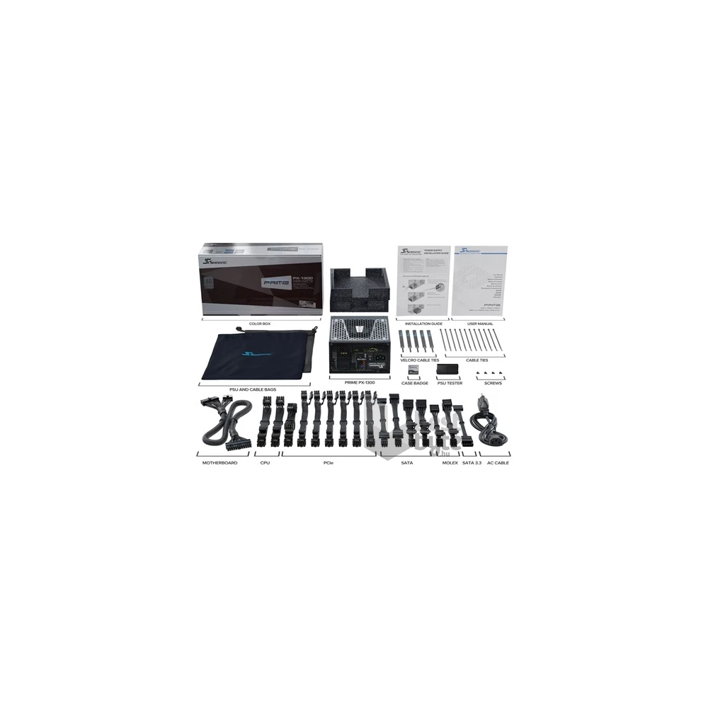 Seasonic Prime PX ATX desktop tápegység 1300W 80+ Platinum BOX