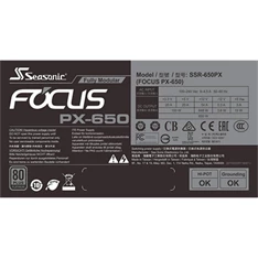 Seasonic Prime PX ATX gaming tápegység 650W 80+ Platinum BOX