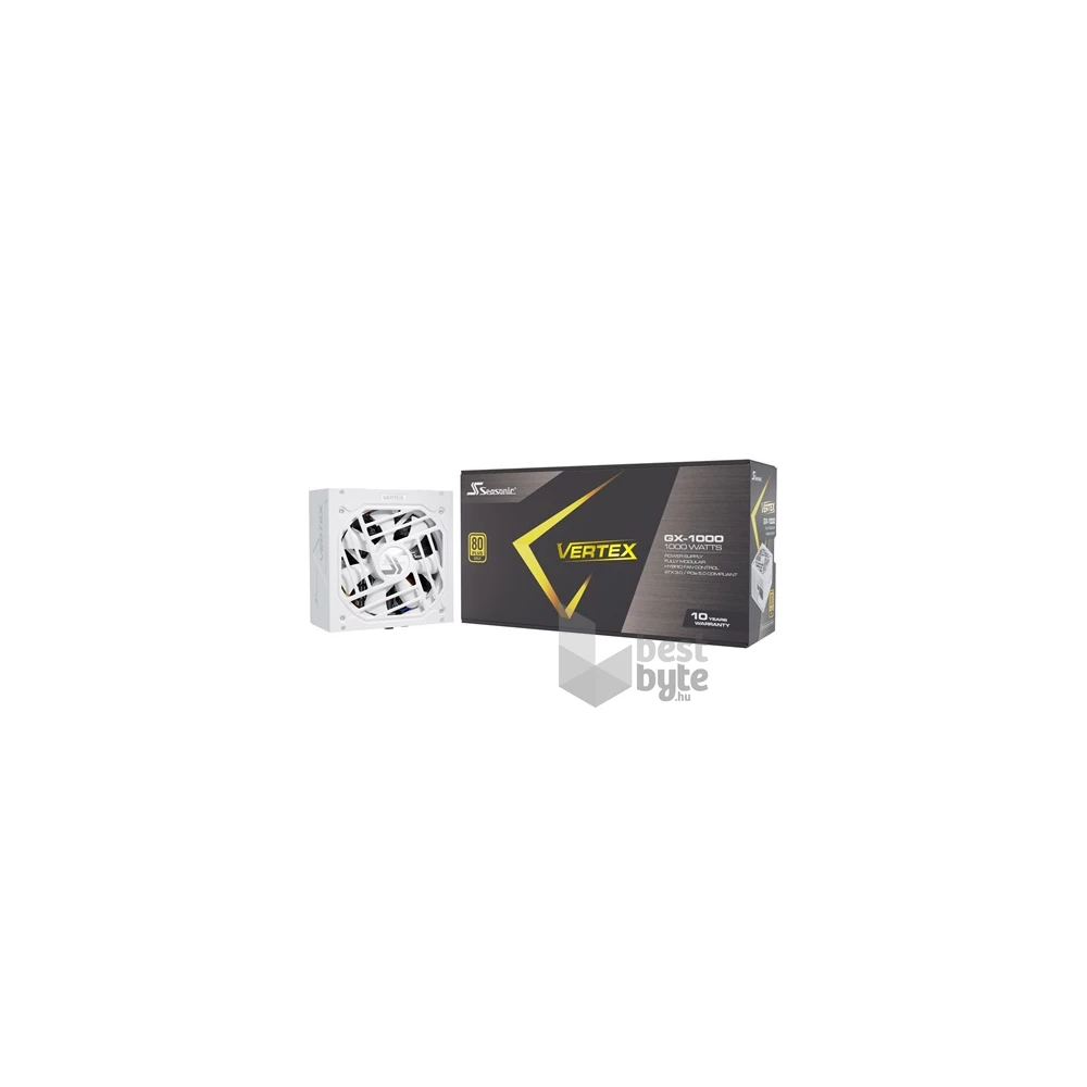 Seasonic Vertex GX White ATX 3.0 ATX desktop tápegység 1000W 80+ Gold BOX