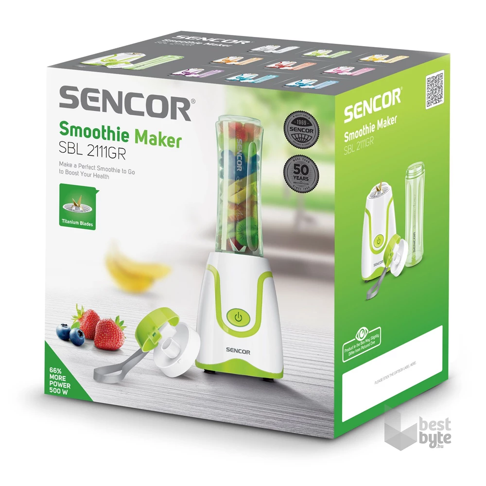 Sencor SBL 2111GR 0,6L fehér smoothie készítő