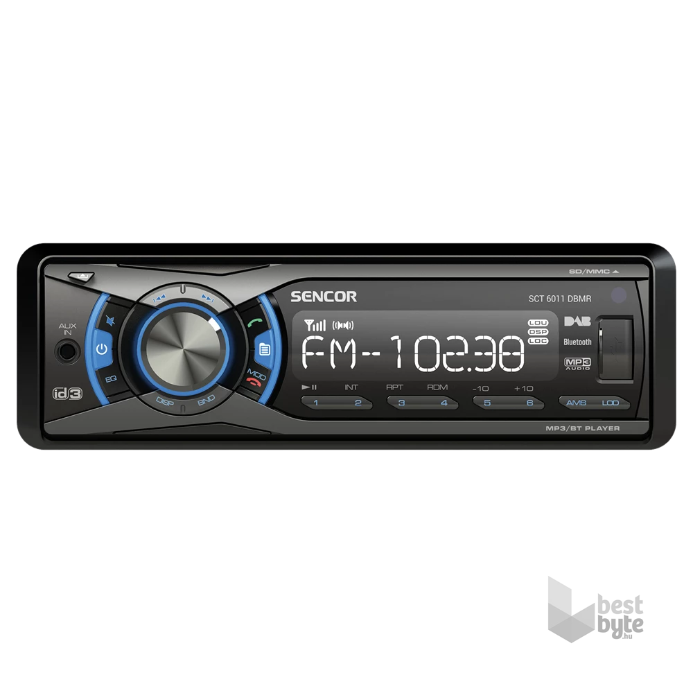 Sencor SCT 6011DBMR DAB+ autórádió