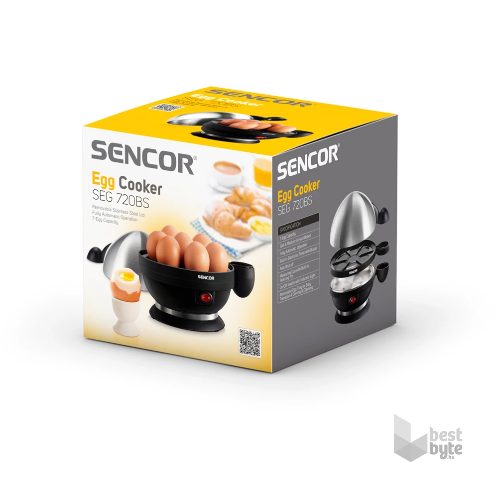 Sencor SEG 720BS inox tojásfőző