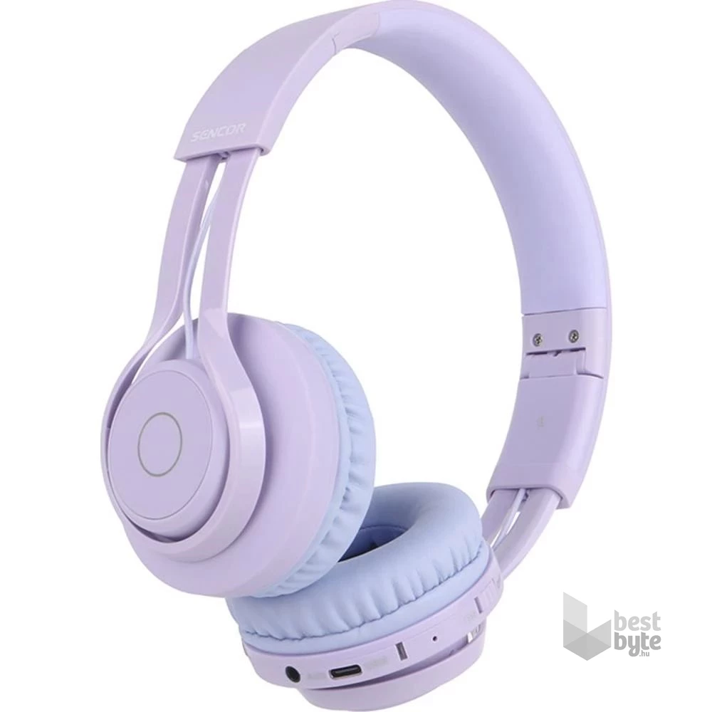 Sencor SEP Frieza Bluetooth lila gyerek fejhallgató