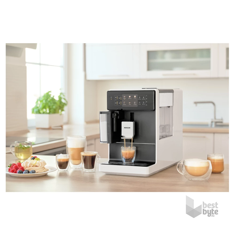 Sencor SES 9301WH fehér automata kávéfőző