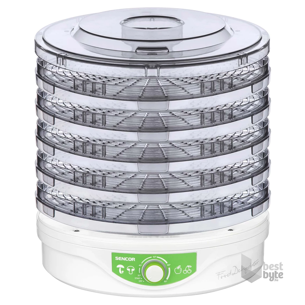 Sencor SFD 2105WH fehér-zöld gyümölcsaszaló