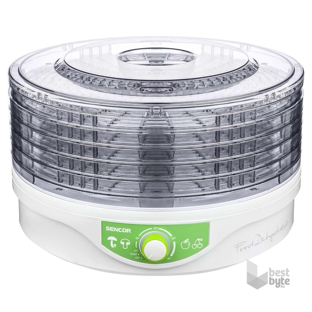 Sencor SFD 2105WH fehér-zöld gyümölcsaszaló