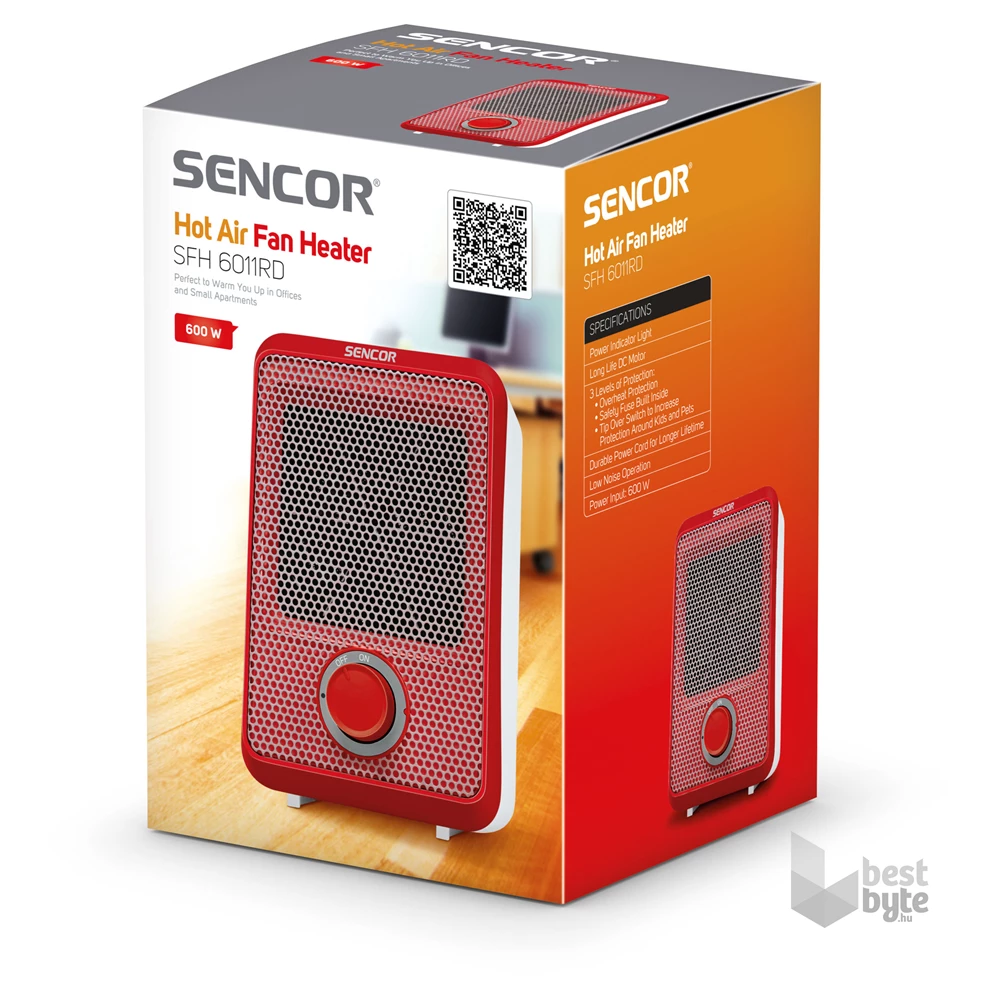 Sencor SFH 6011RD ventilátoros hősugárzó