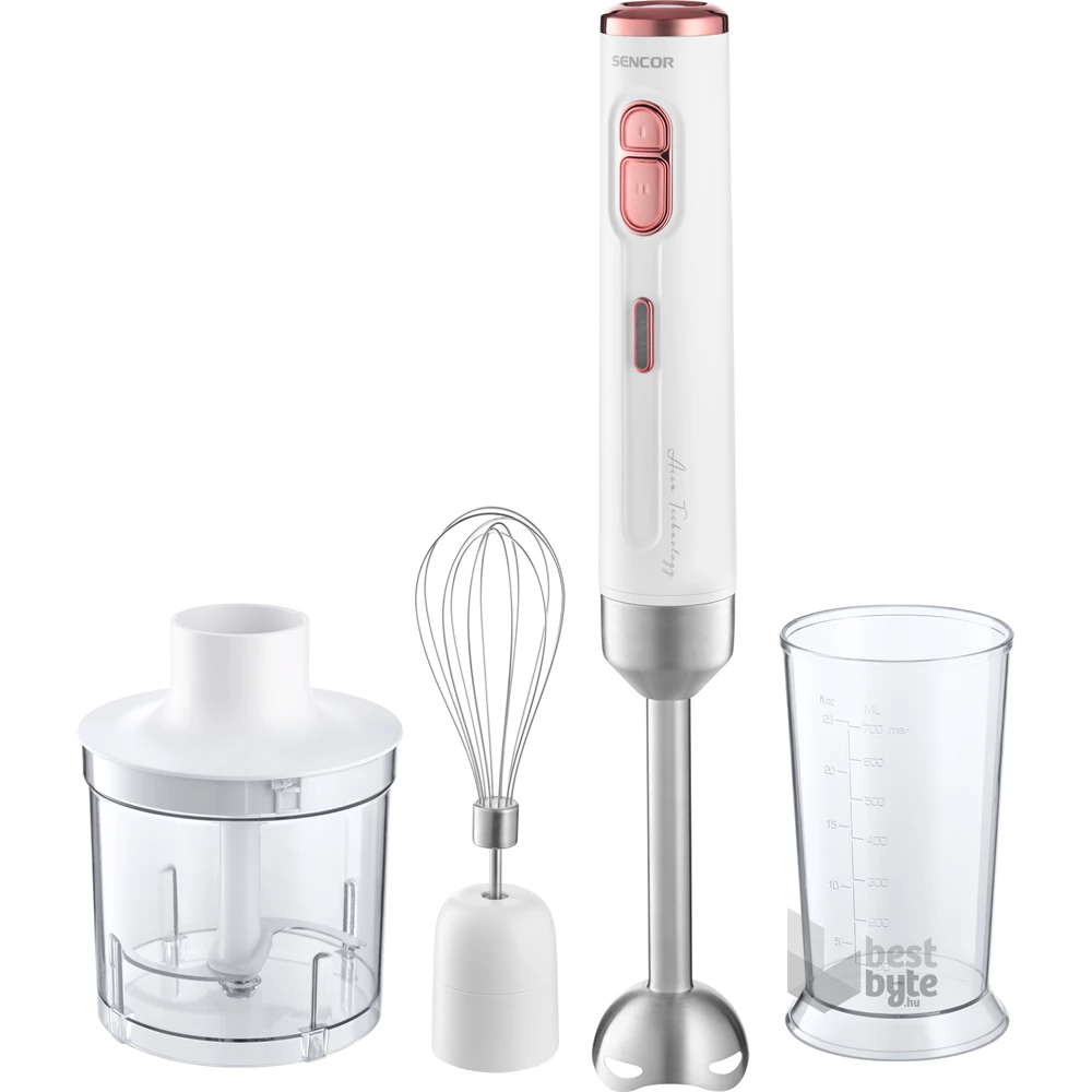 Sencor SHB 9000WH 3in1 fehér akkumulátoros botmixer szett