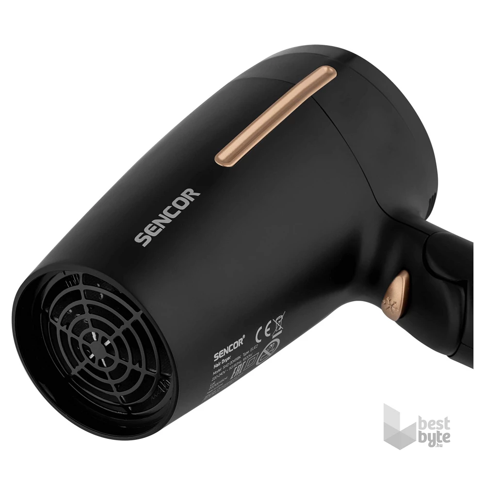 Sencor SHD 0045BK fekete kompakt hajszárító