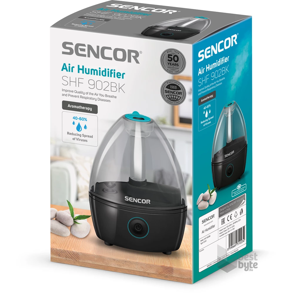 Sencor SHF 902BK fekete mini párásító
