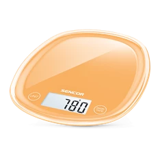 Sencor SKS 33OR pasztellnarancs konyhai mérleg