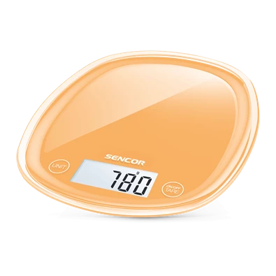 Sencor SKS 33OR pasztellnarancs konyhai mérleg