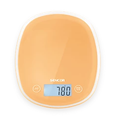 Sencor SKS 33OR pasztellnarancs konyhai mérleg