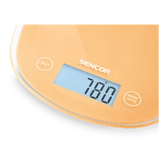 Sencor SKS 33OR pasztellnarancs konyhai mérleg