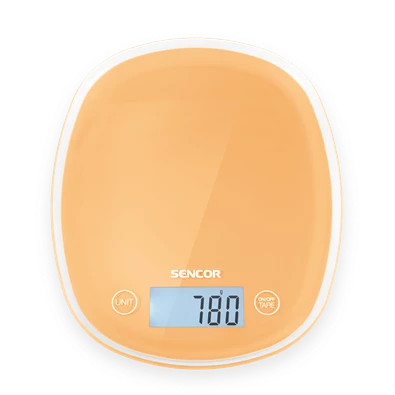 Sencor SKS 33OR pasztellnarancs konyhai mérleg
