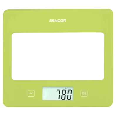 Sencor SKS 5021GR zöld konyhai mérleg