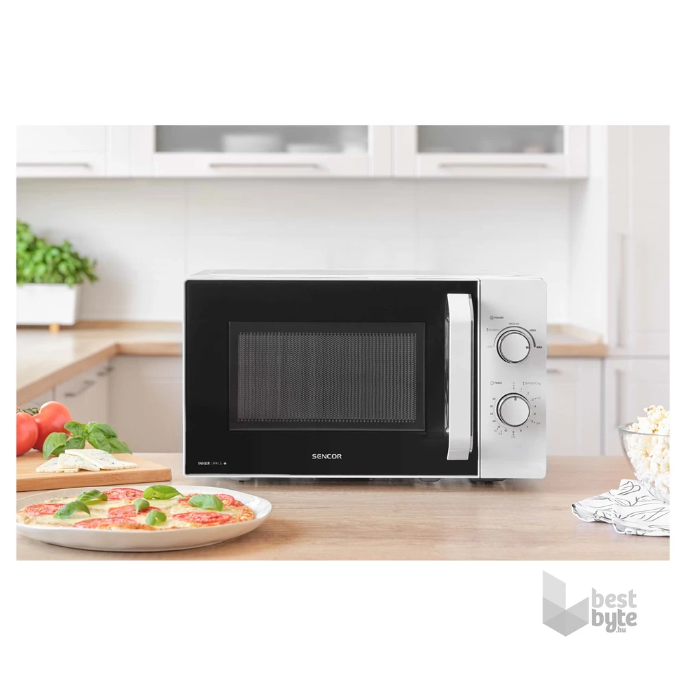 Sencor SMW 1918WH 700W 20L fehér mikrohullámú sütő