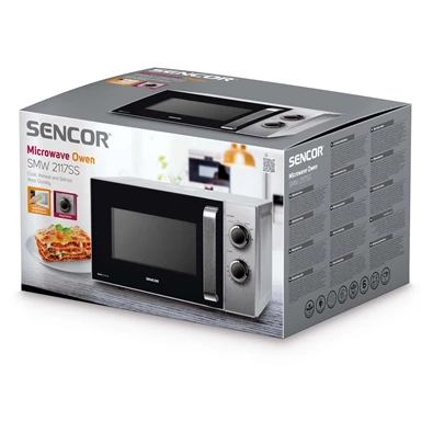 Sencor SMW 2117SS inox mikrohullámú sütő     
