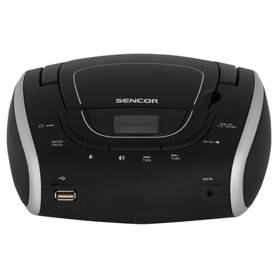 Sencor SPT 1600 BS CD/USB/Mp3 fekete-ezüst Boombox