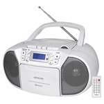 Sencor SPT 3907 W  kazettás fehér CD-s rádió