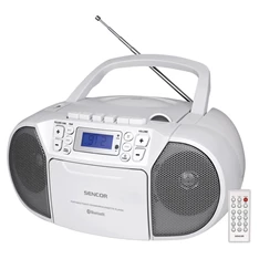 Sencor SPT 3907 W  kazettás fehér CD-s rádió