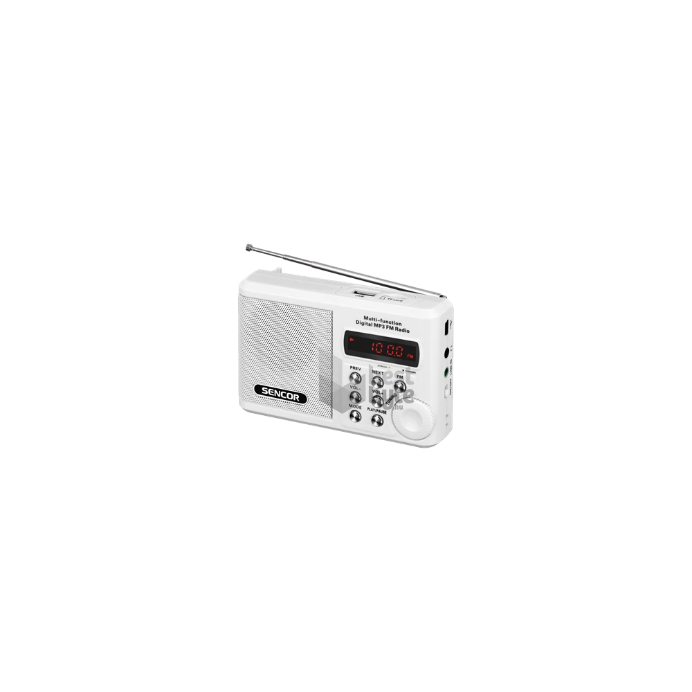 Sencor SRD 215 W fehér MP3 lejátszó  és kisrádió