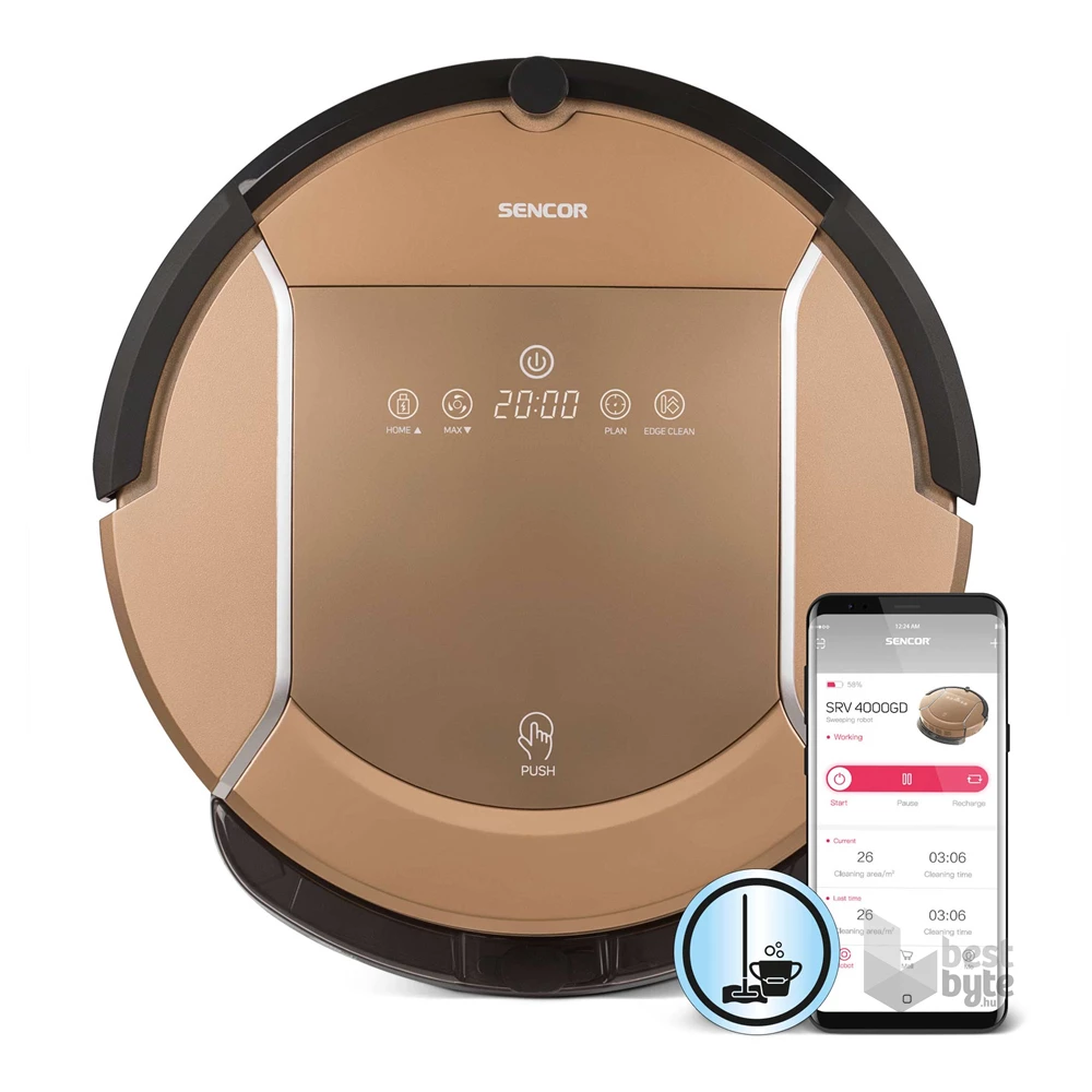 Sencor SRV 4000GD-EUE3 arany robotporszívó