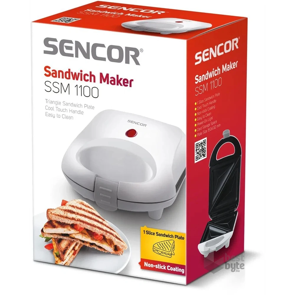 Sencor SSM 1100 fehér szendvicssütő