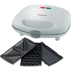 Sencor SSM 9300 3in1 fehér szendvicssütő